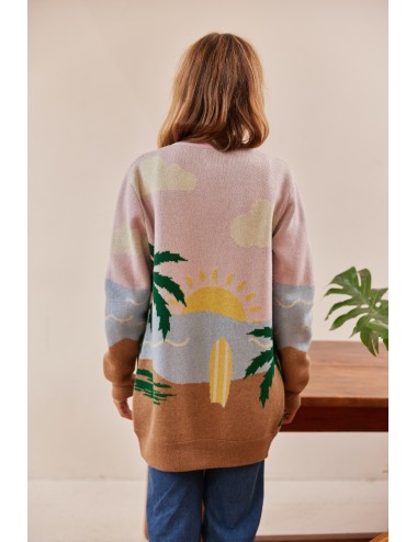 Life's Beach Cardigan Pink
