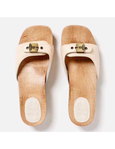 Scholl Clog Sandal Cream