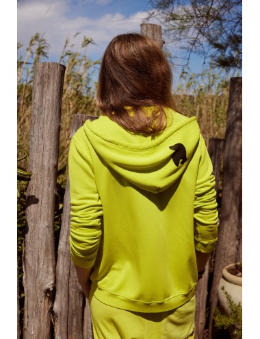 Superfluff Lux Zip Hoodie Glowlight Yellow