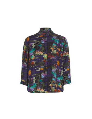 Lauren Blouse Blue Floral