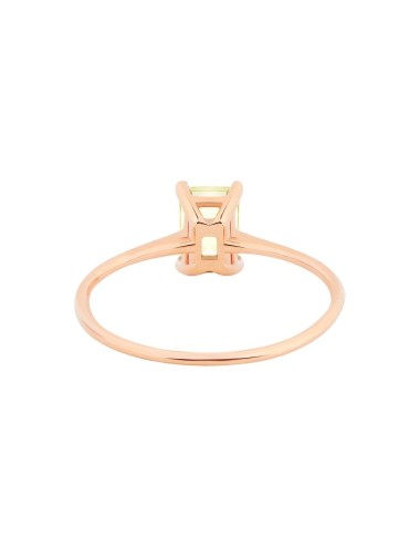 Mini Cocktail Lemon Quartz Ring