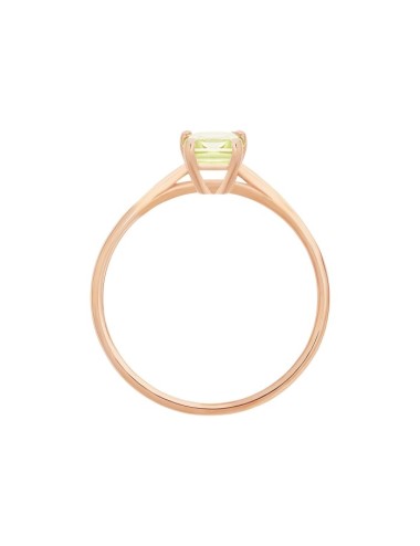 Mini Cocktail Lemon Quartz Ring