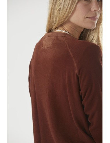 LUCKY RABBITS Sweatshirt - Rusty