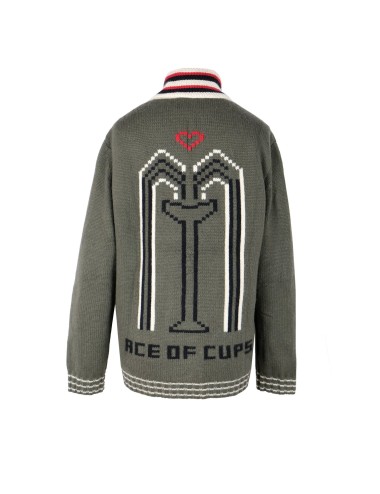 ACE OF CUP Cardigan - Kaki