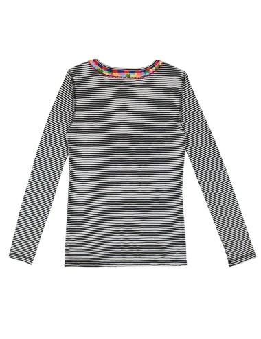 SKIN Tee - Rayé Noir et Blanc