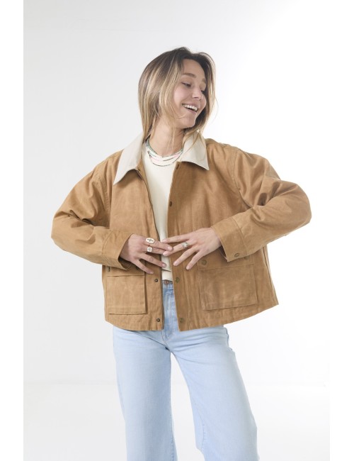 WAXED Swingy Jacket - Brown