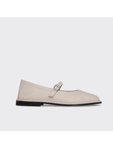 Ballerines TRISH Grainé - Blanc cassé