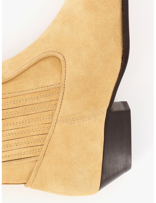 Bottines ABBEY daim - Sable