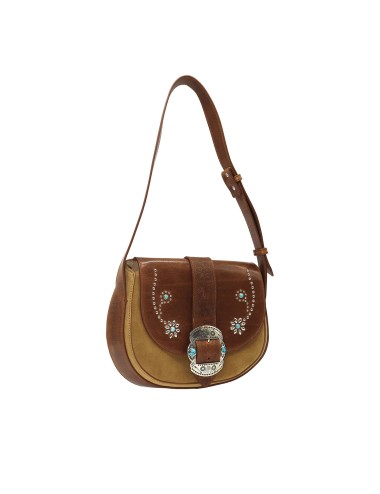 JOAN FLEURS - Suede Camel