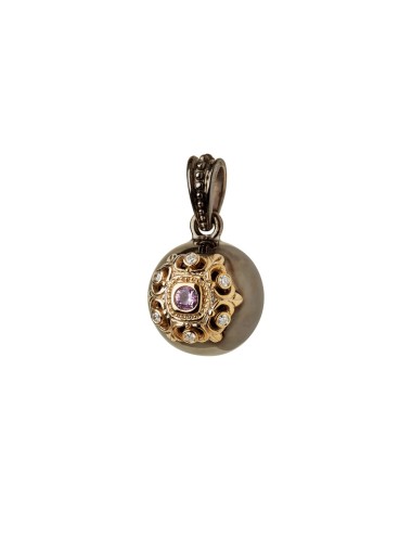 LUCKY ONE Diamant - Argent & Rhodium Noir